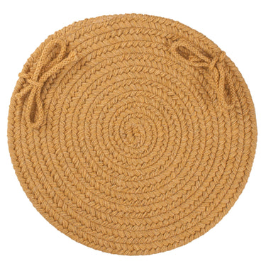 Wool Solids Chair Pad - S109 Vintage Gold